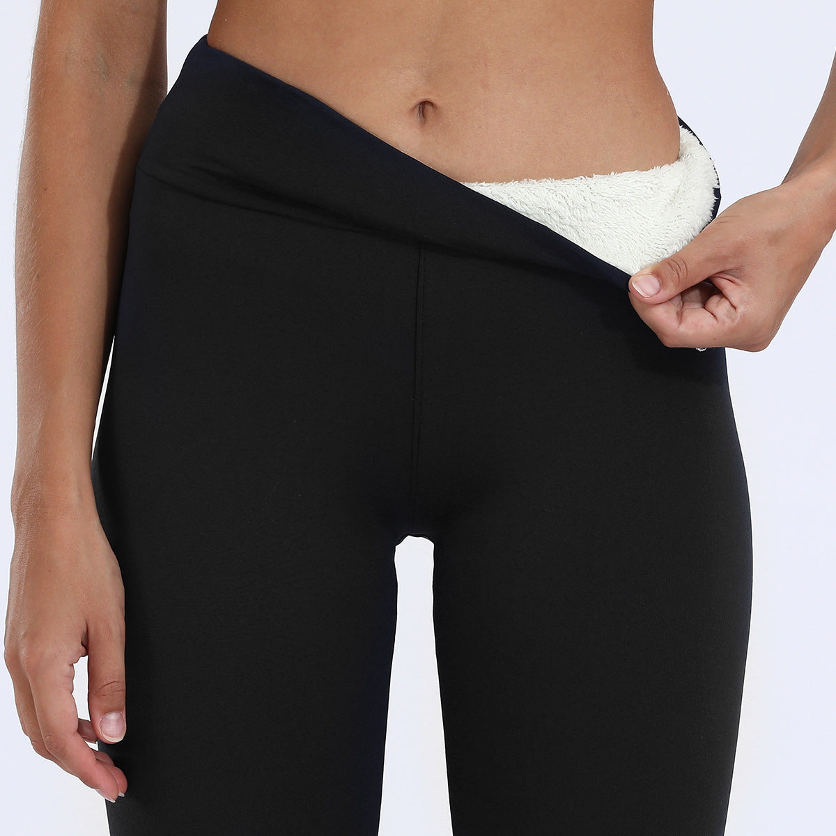 Winter Leggings Warm Thick High Stretch Lamb Cashmere Leggins Skinny Fitness Woman Pants CJ