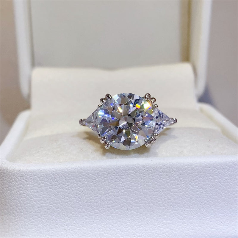 5 Carat Moissanite 925 Sterling Silver Ring Trendsi