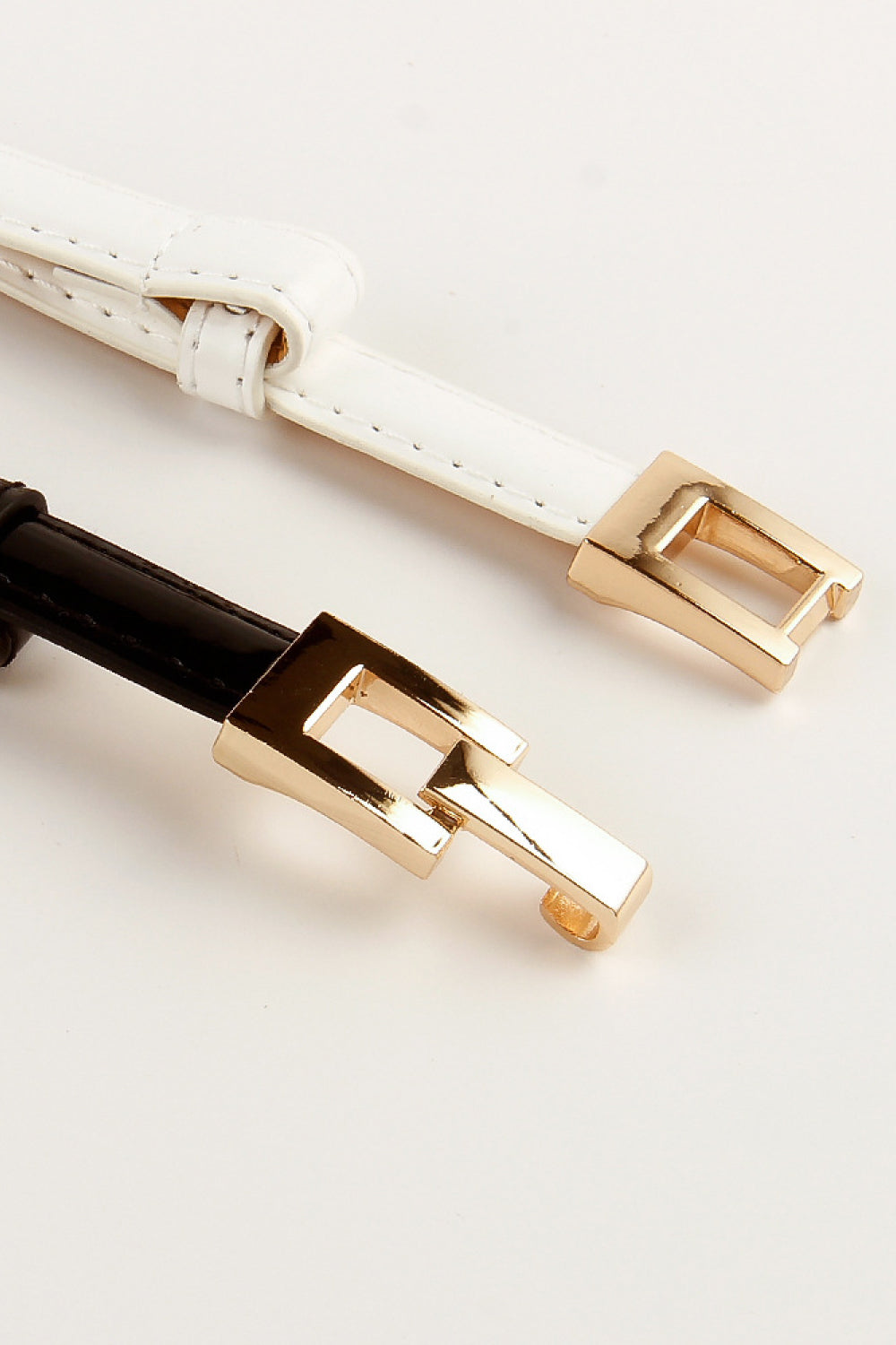 PU Skinny Belt Trendsi
