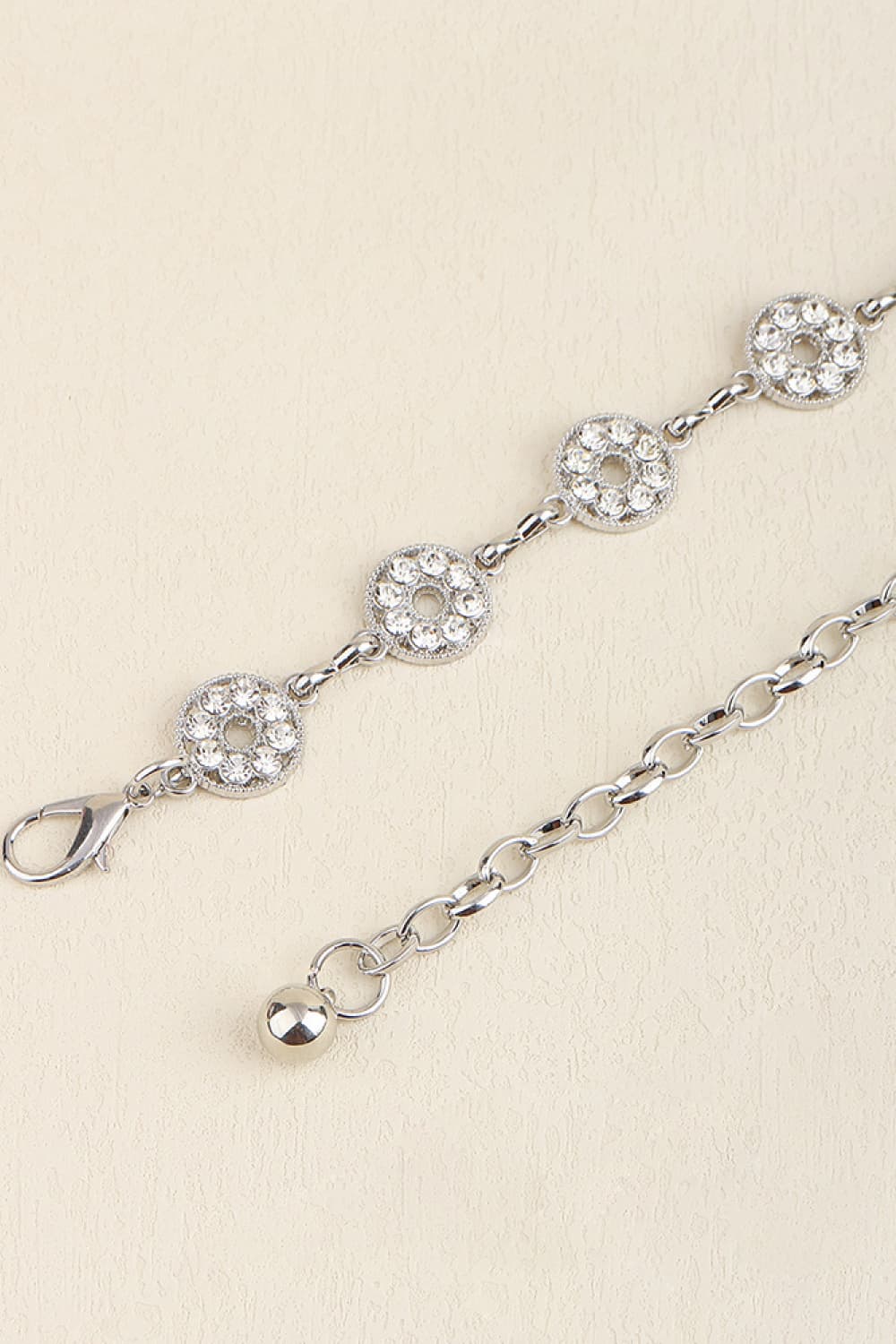 Rhinestone Decor Zinc Alloy Belt Trendsi