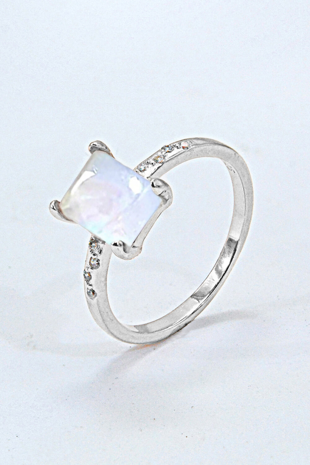 Square Moonstone Ring Trendsi