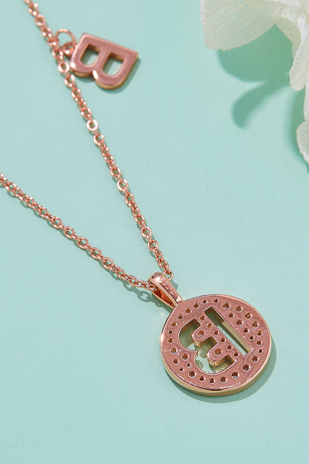 Moissanite A to J Pendant Necklace Trendsi