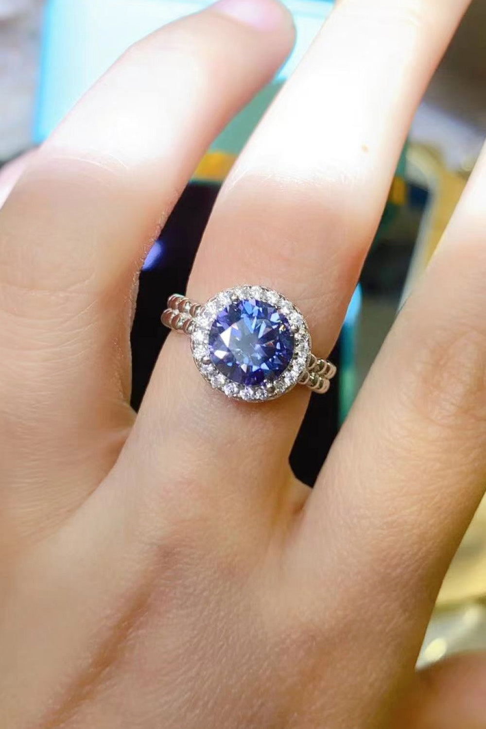 Let It Go 2 Carat Moissanite Ring Trendsi
