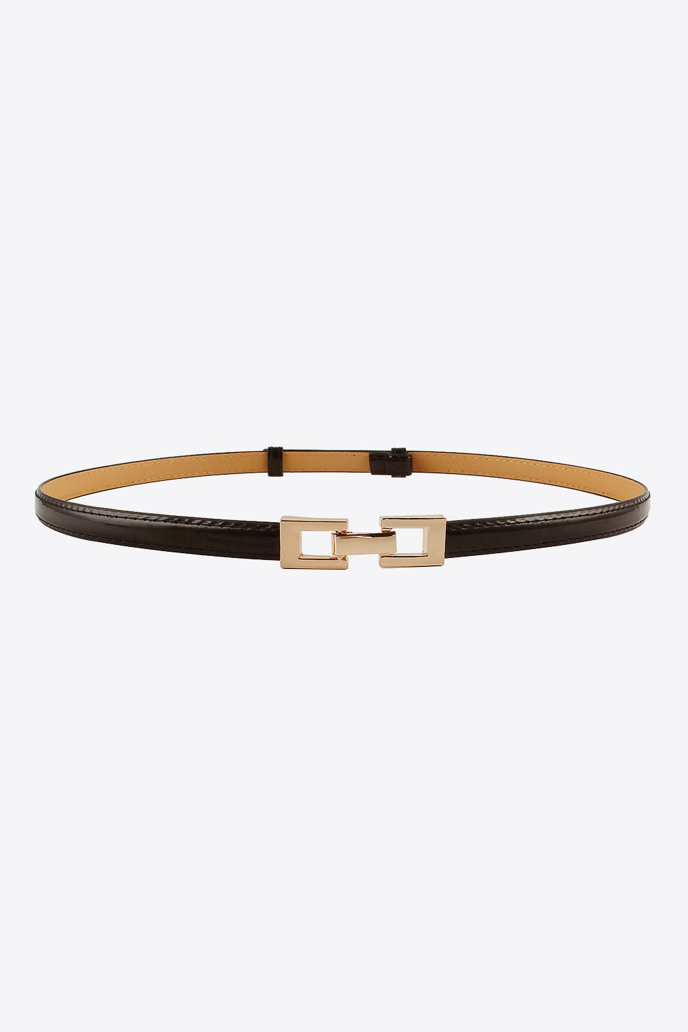 PU Skinny Belt Trendsi