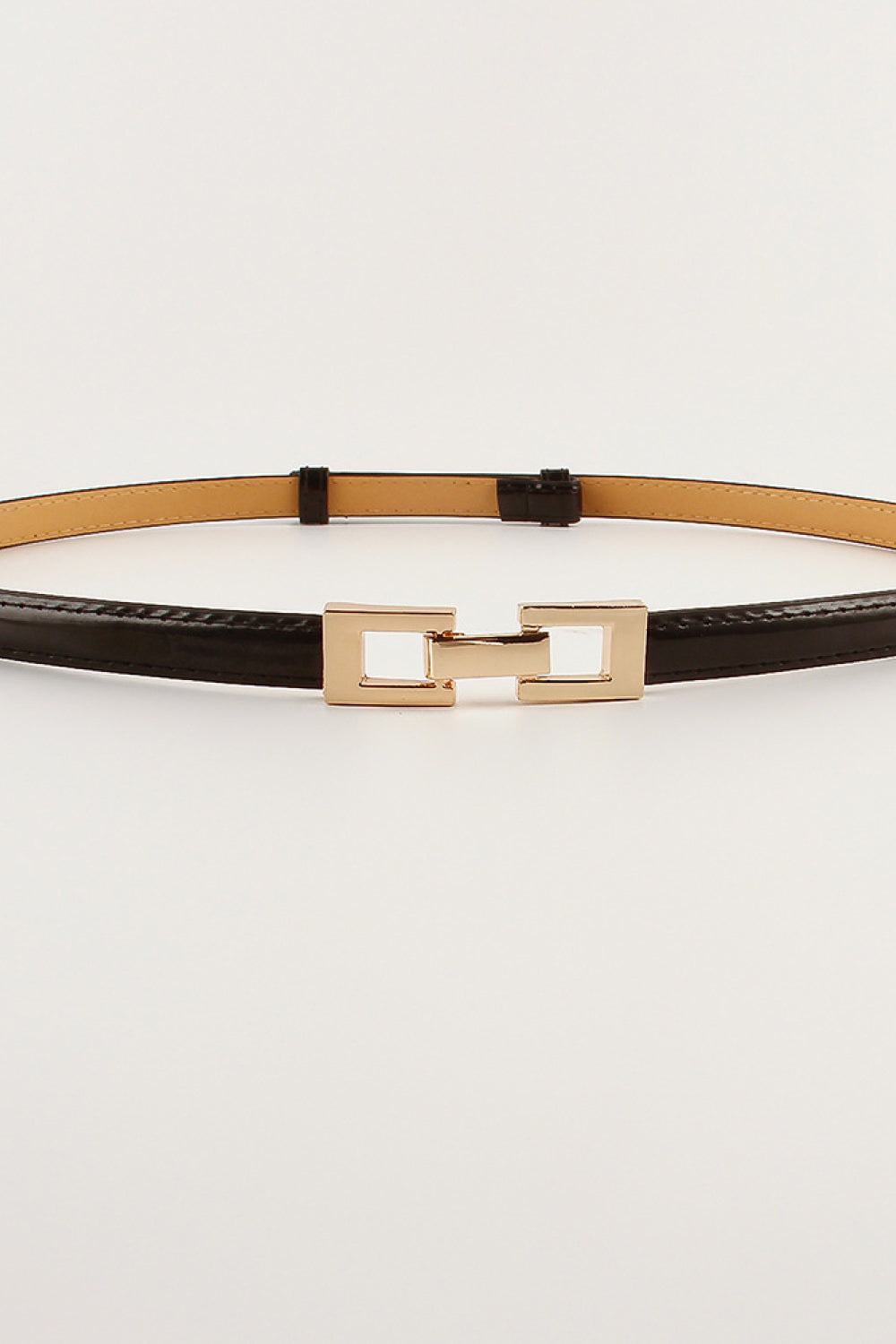 PU Skinny Belt Trendsi