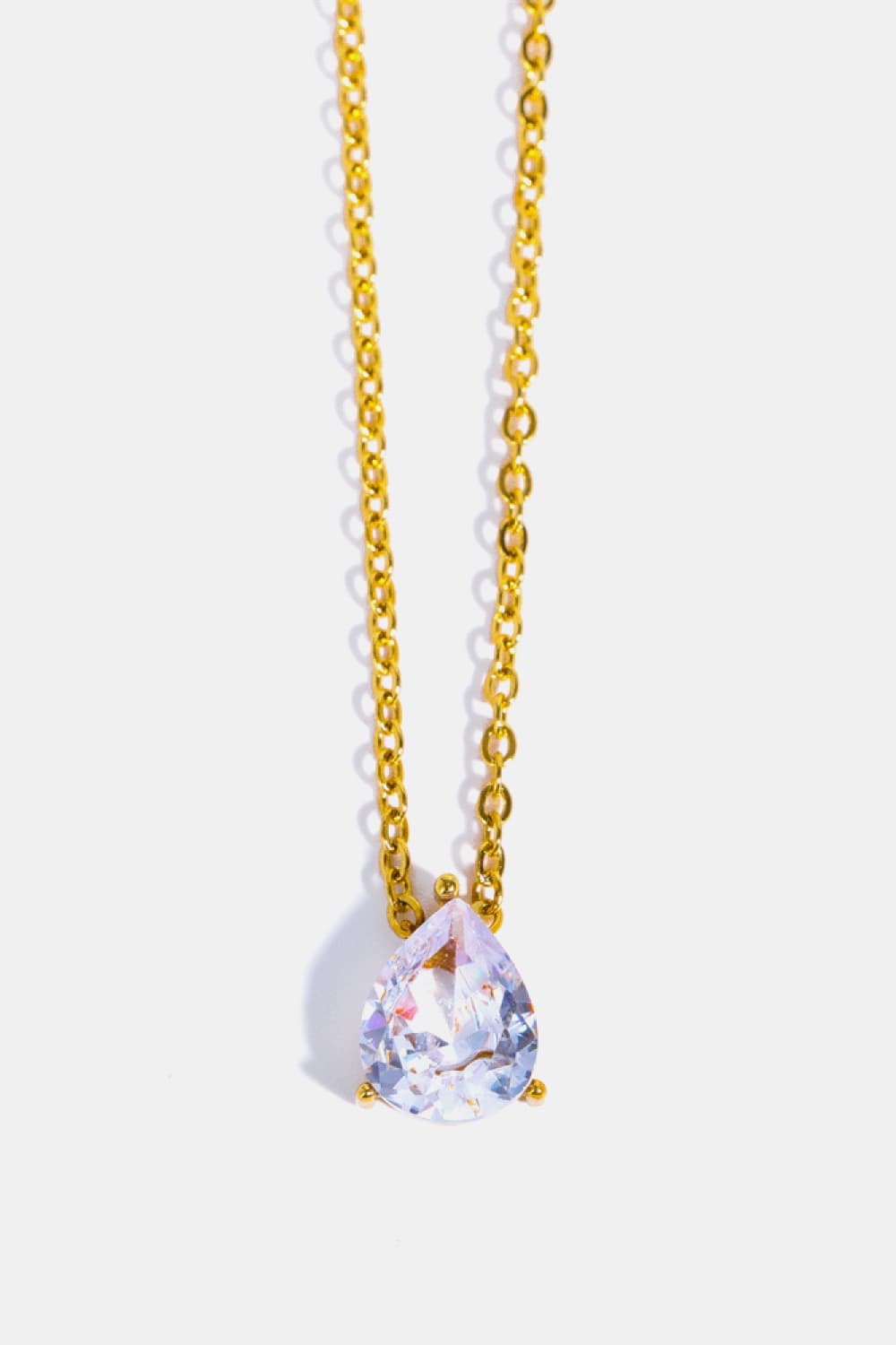 Stainless Steel Geometrical Shape Necklace Trendsi