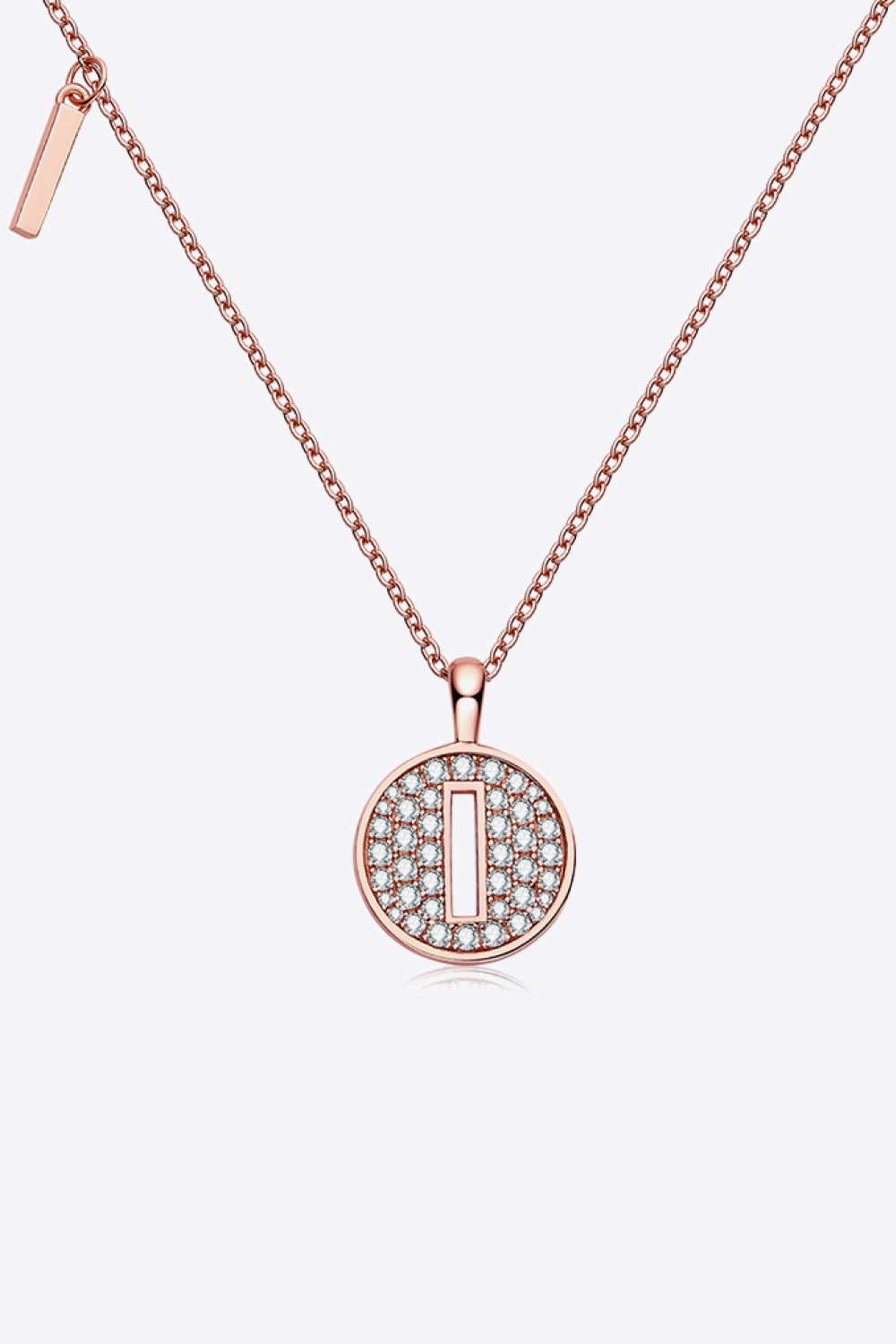 Moissanite A to J Pendant Necklace Trendsi