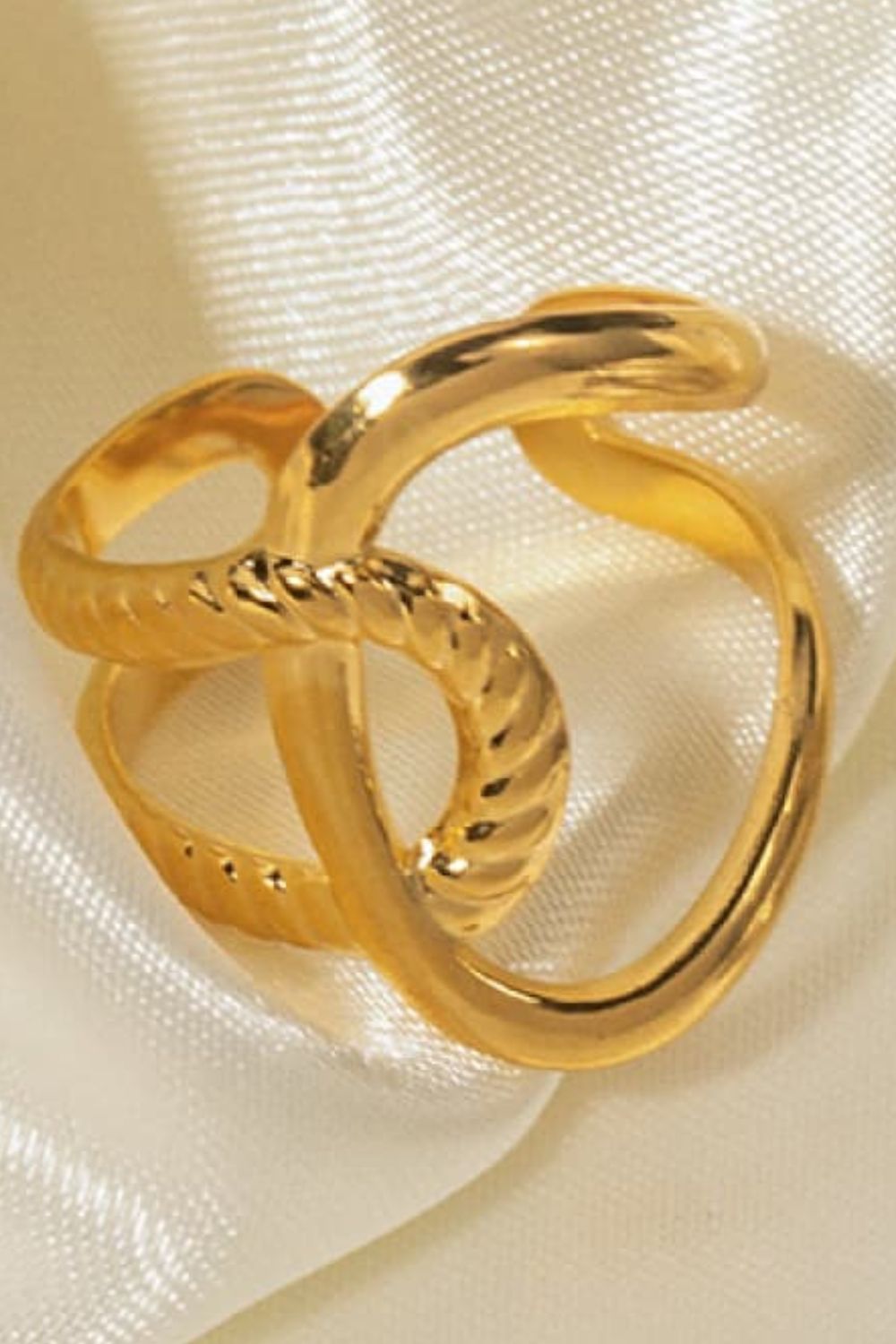 Modern Copper Open Ring Trendsi