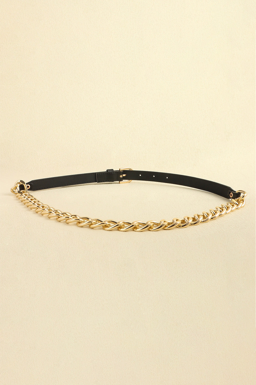 PU Leather Chain Belt Trendsi