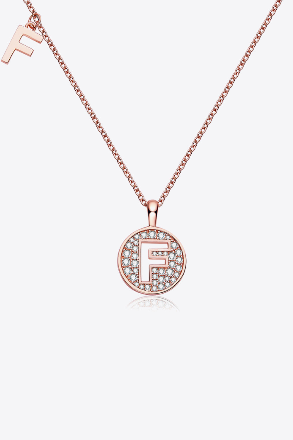Moissanite A to J Pendant Necklace Trendsi