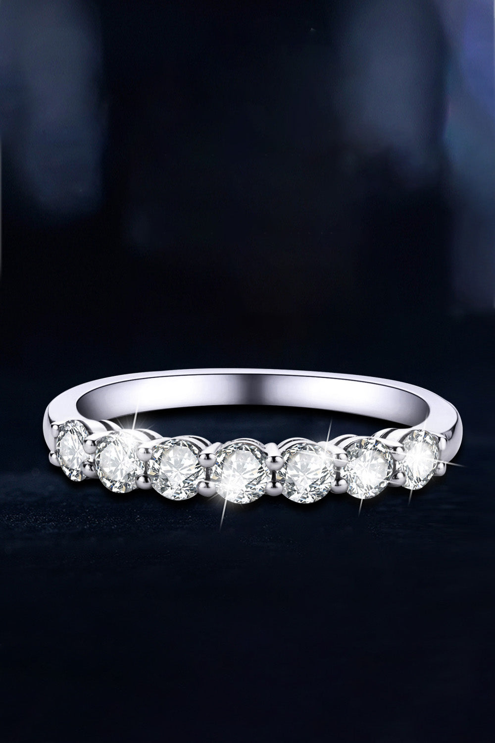 Can't Stop Your Shine Moissanite Platinum-Plated Ring Trendsi