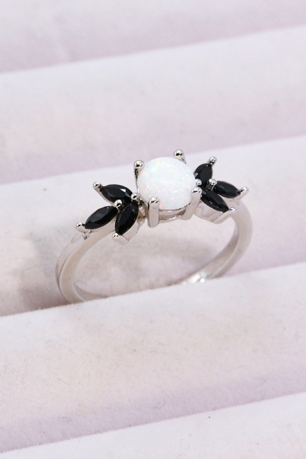 Opal and Zircon Contrast Ring Trendsi