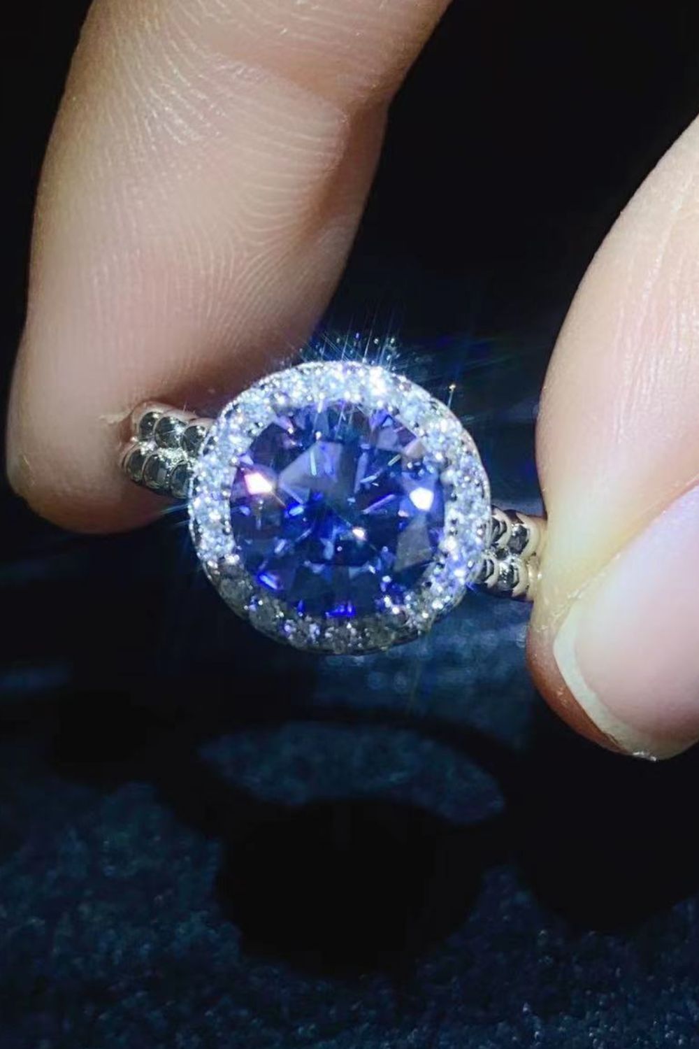 Let It Go 2 Carat Moissanite Ring Trendsi