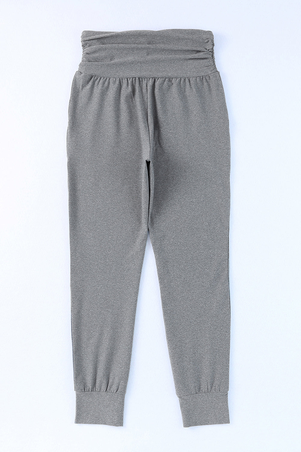 High-Rise Wide Waistband Joggers Trendsi