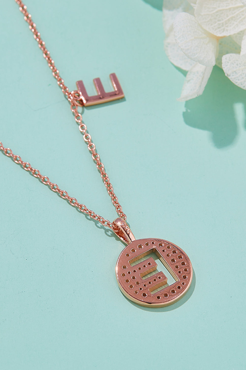 Moissanite A to J Pendant Necklace Trendsi