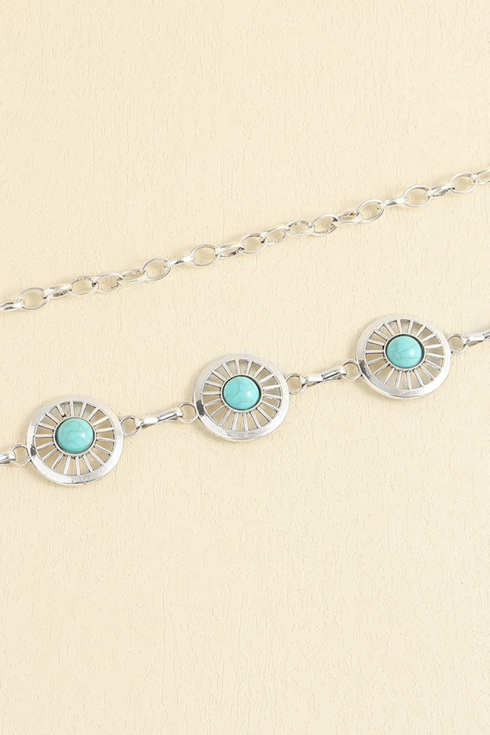 Vintage Turquoise Alloy Belt Trendsi