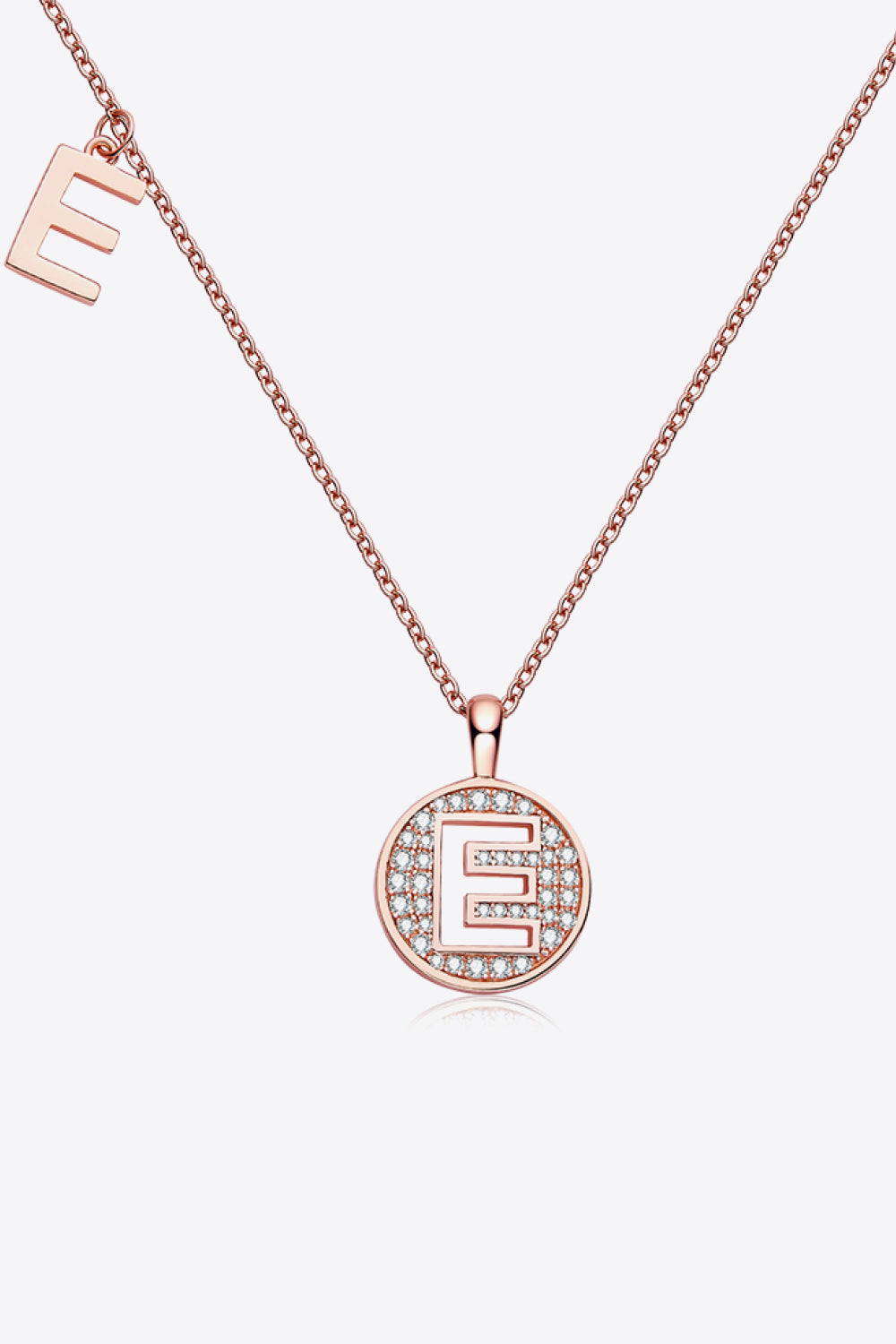 Moissanite A to J Pendant Necklace Trendsi