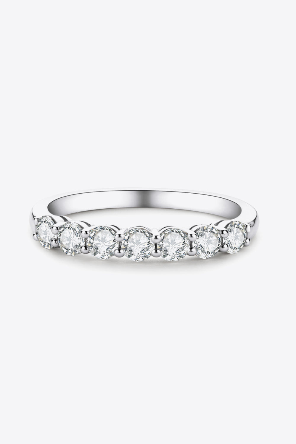 Can't Stop Your Shine Moissanite Platinum-Plated Ring Trendsi