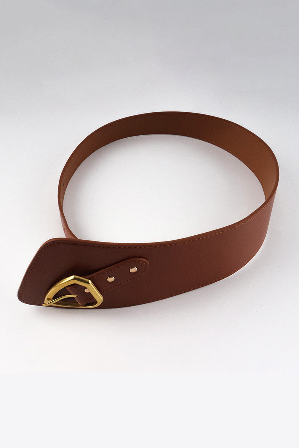 Irregular PU Leather Belt Trendsi