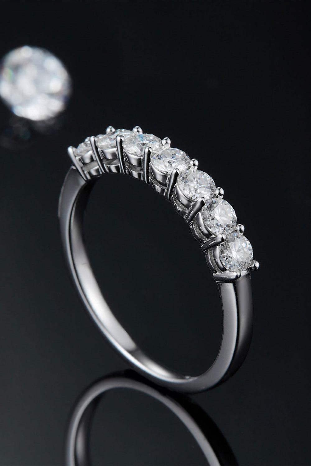 Can't Stop Your Shine Moissanite Platinum-Plated Ring Trendsi
