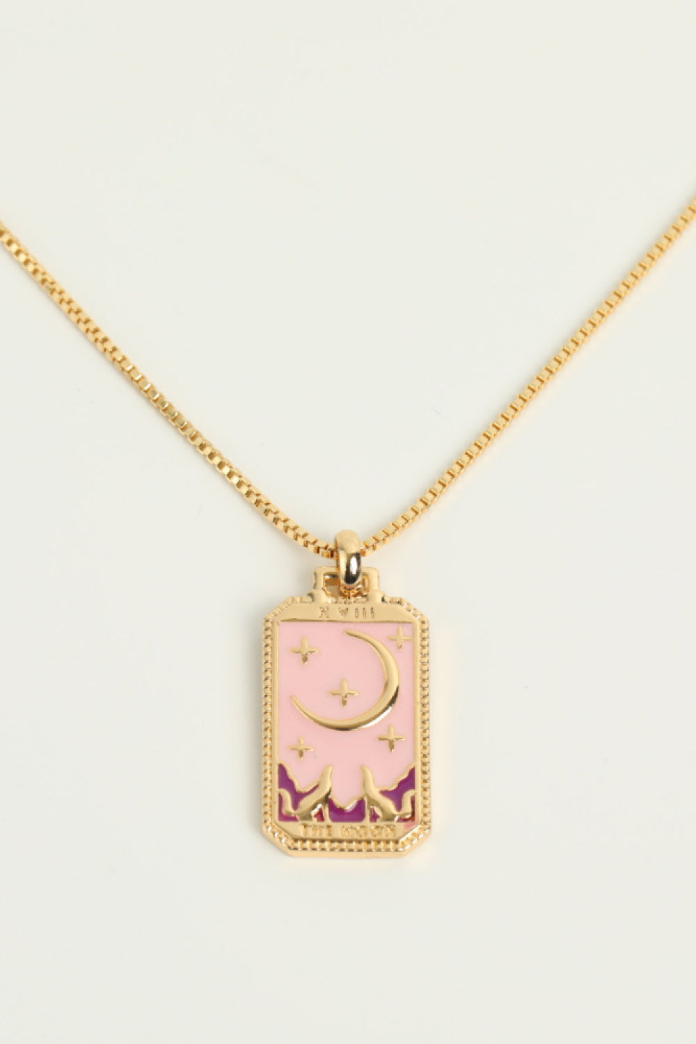 Tarot Card Pendant Copper Necklace Trendsi