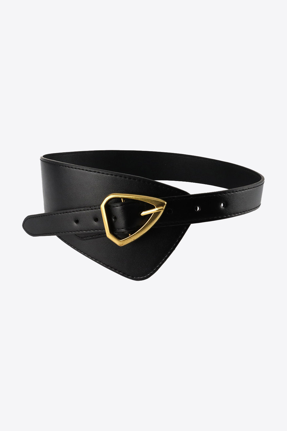 Irregular PU Leather Belt Trendsi