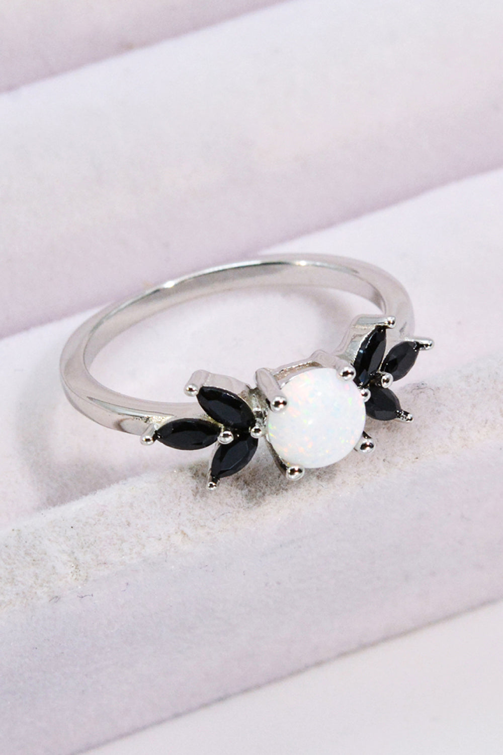 Opal and Zircon Contrast Ring Trendsi