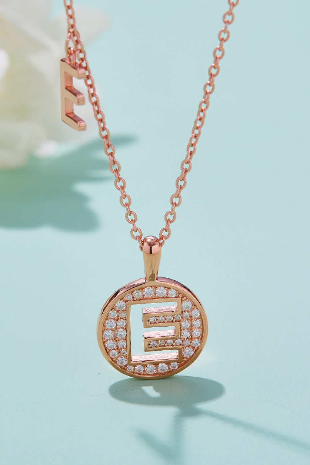 Moissanite A to J Pendant Necklace Trendsi