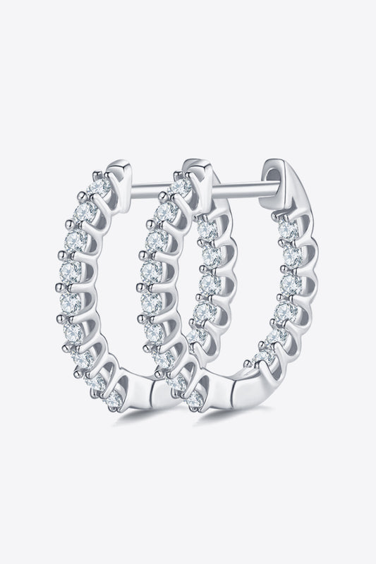 Moissanite 925 Sterling Silver Earrings Trendsi