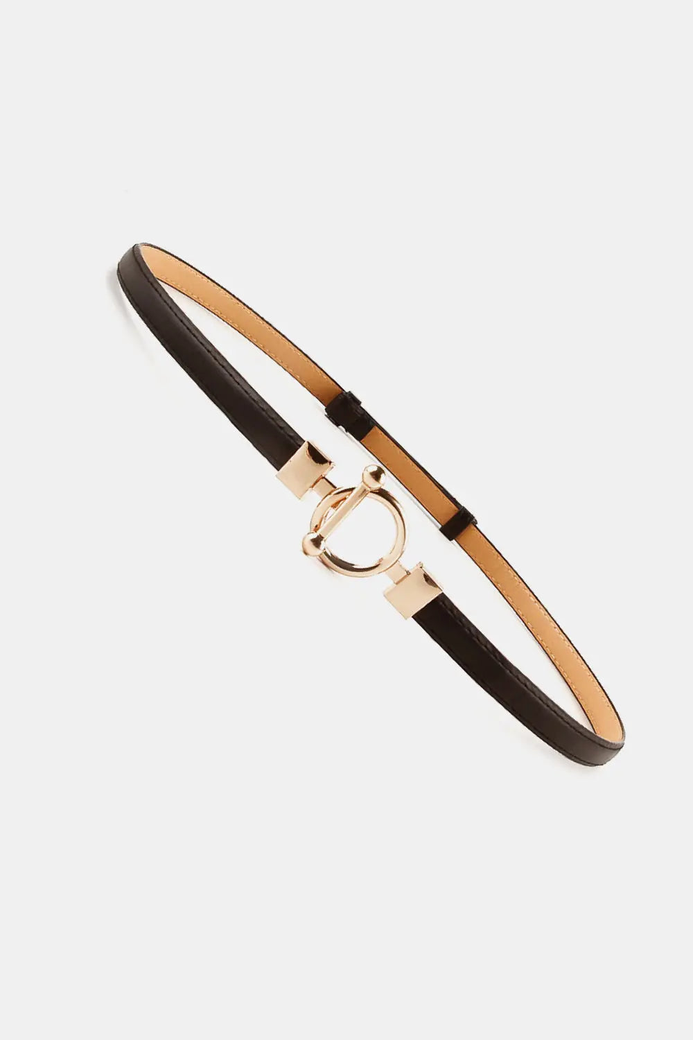 Toggle Buckle Skinny PU Belt Trendsi