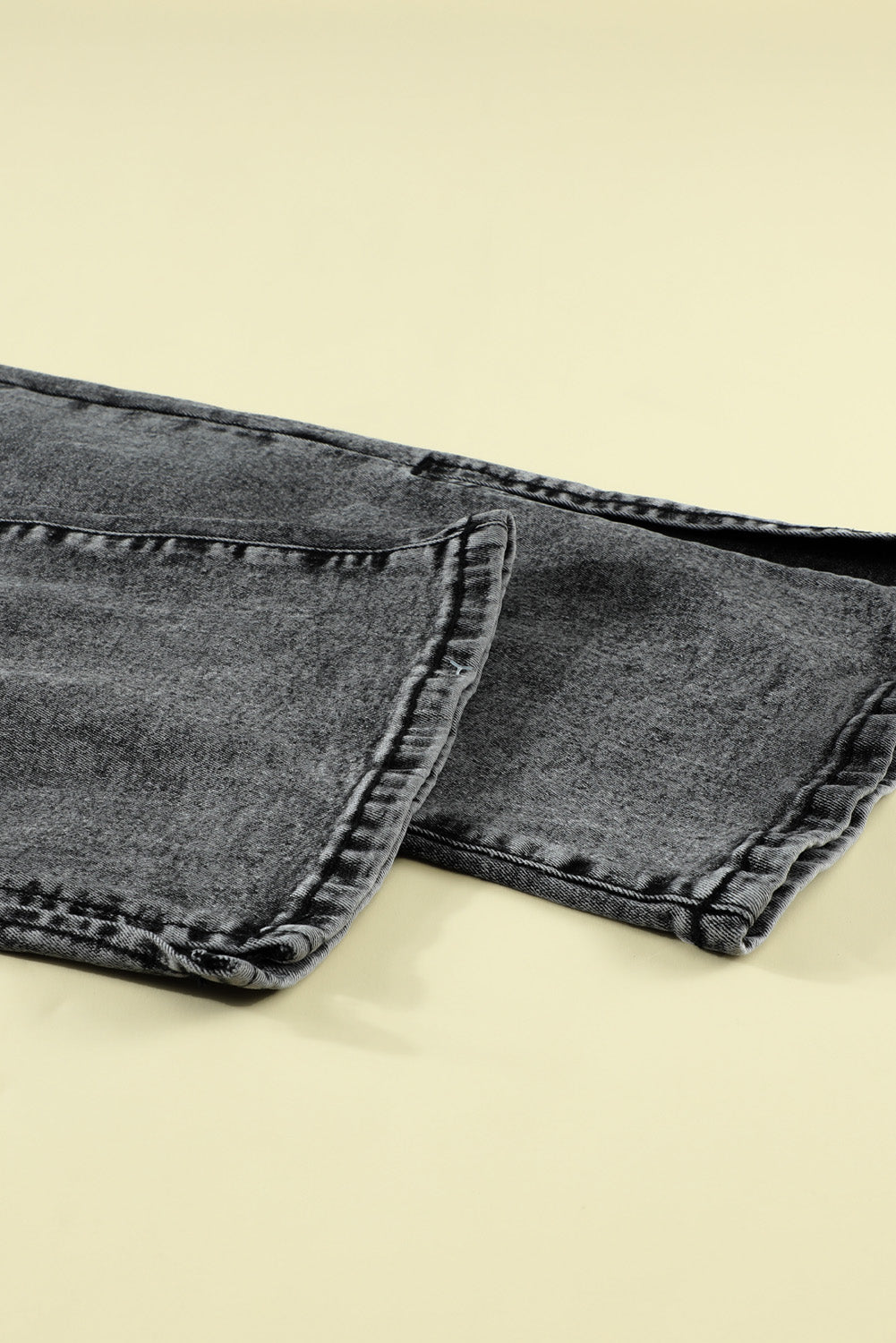 Slit Flare Jeans Trendsi