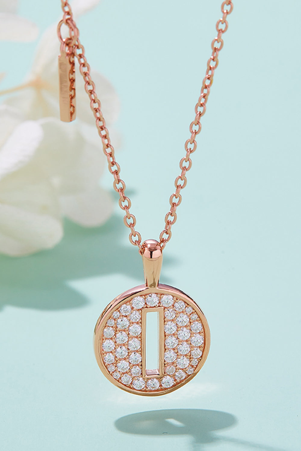 Moissanite A to J Pendant Necklace Trendsi