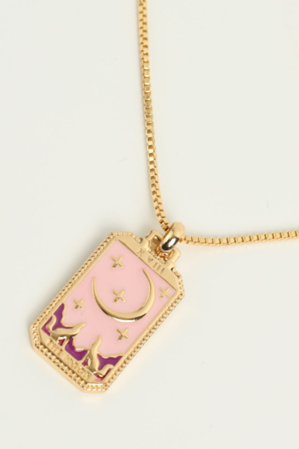 Tarot Card Pendant Copper Necklace Trendsi