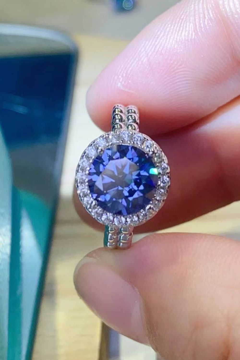 Let It Go 2 Carat Moissanite Ring Trendsi