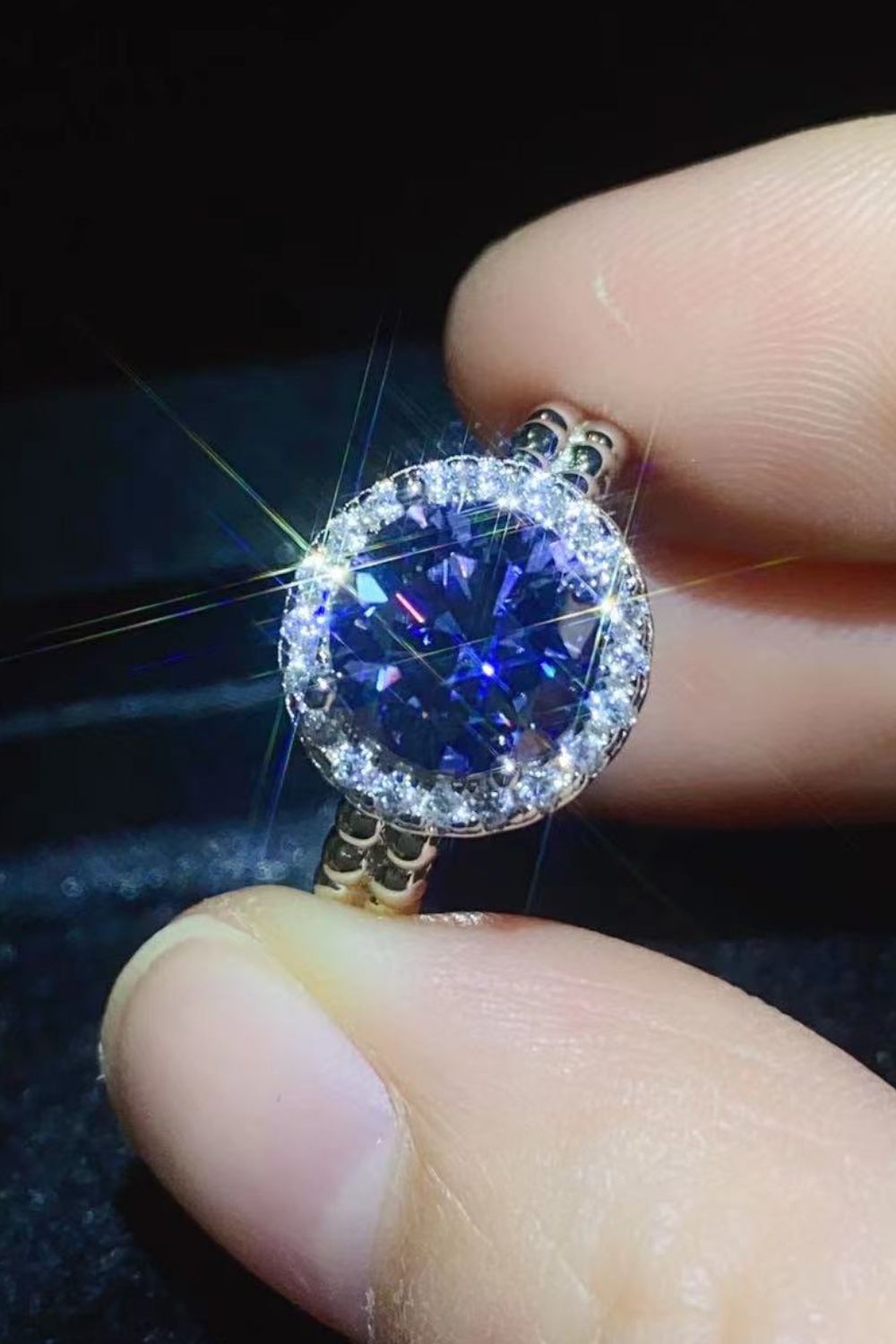 Let It Go 2 Carat Moissanite Ring Trendsi