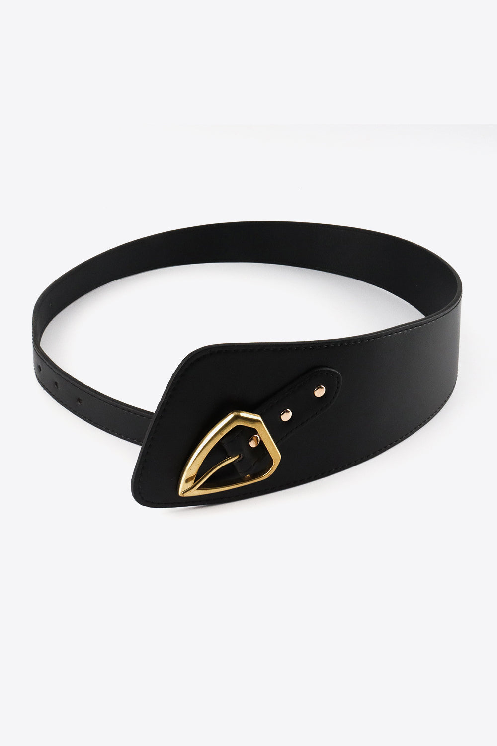 Irregular PU Leather Belt Trendsi