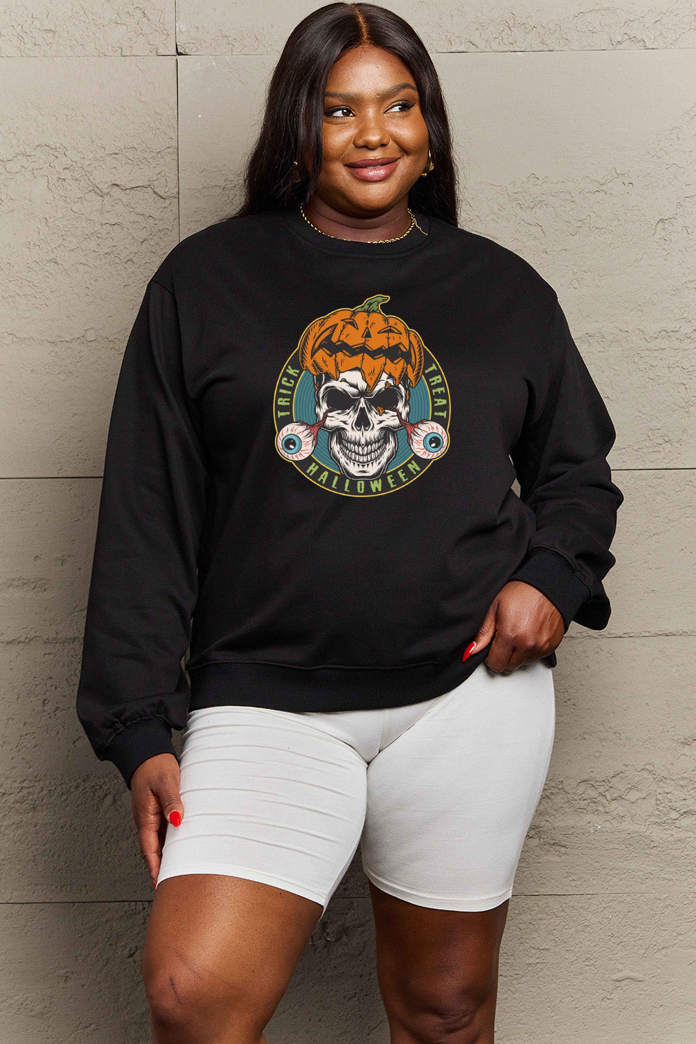 Skull Graphic Sweatshirt