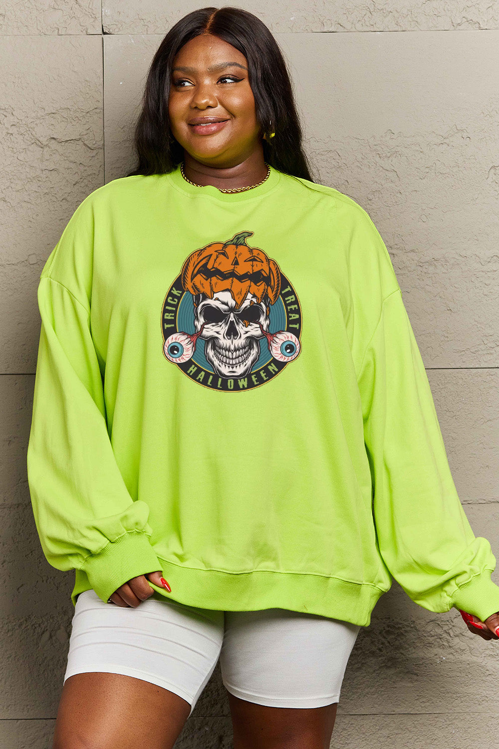 Skull Graphic Sweatshirt