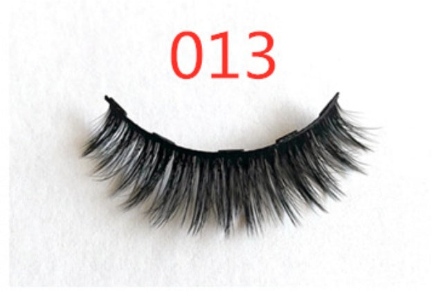 A Pair Of False Eyelashes With Magnets In Fashion Red Beauty's Boutique