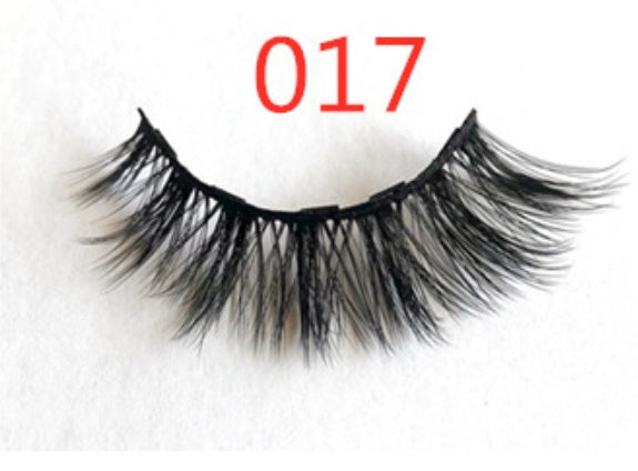 A Pair Of False Eyelashes With Magnets In Fashion Red Beauty's Boutique