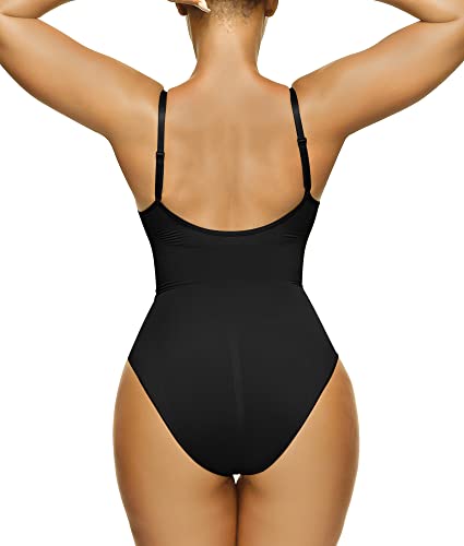 Seamless Sculpting Thong Body Shaper Tank Top