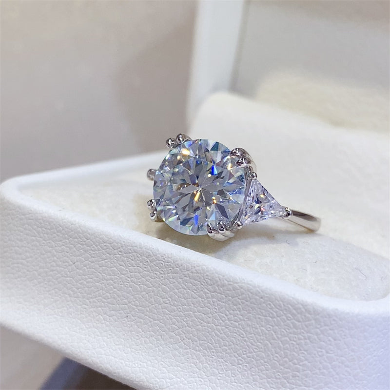 5 Carat Moissanite 925 Sterling Silver Ring Trendsi