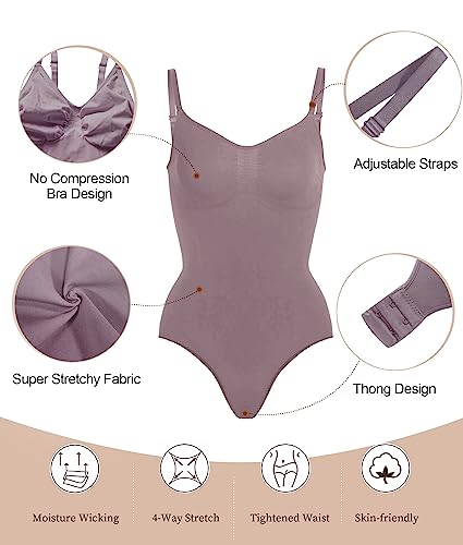 Seamless Sculpting Thong Body Shaper Tank Top