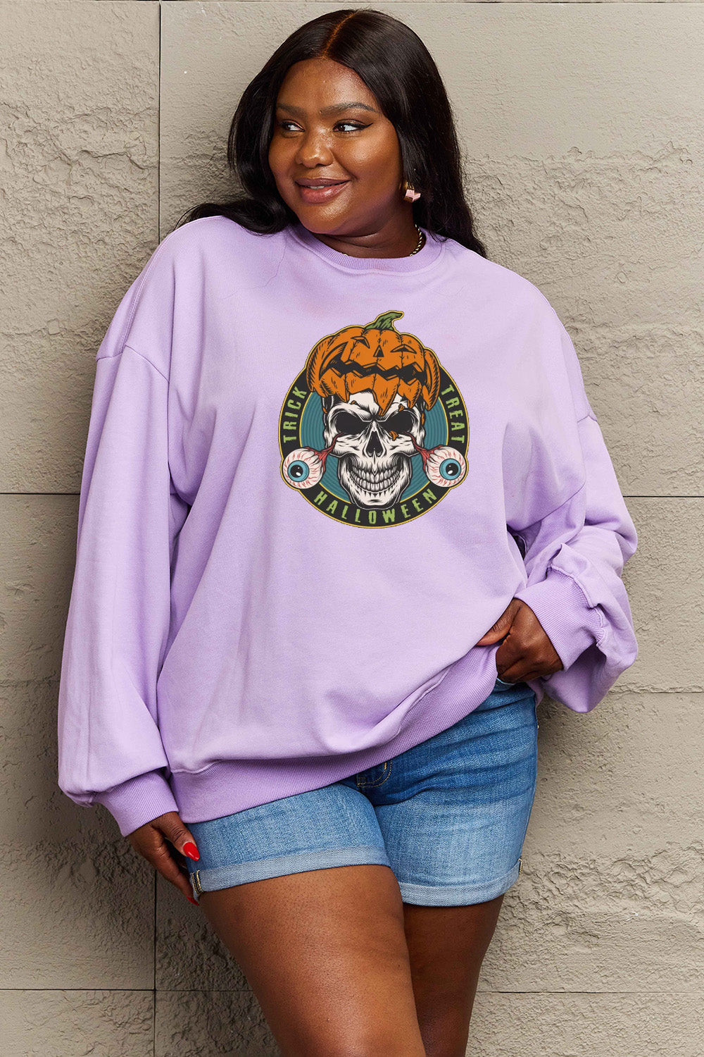 Skull Graphic Sweatshirt