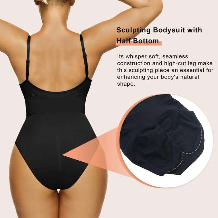 Seamless Sculpting Thong Body Shaper Tank Top