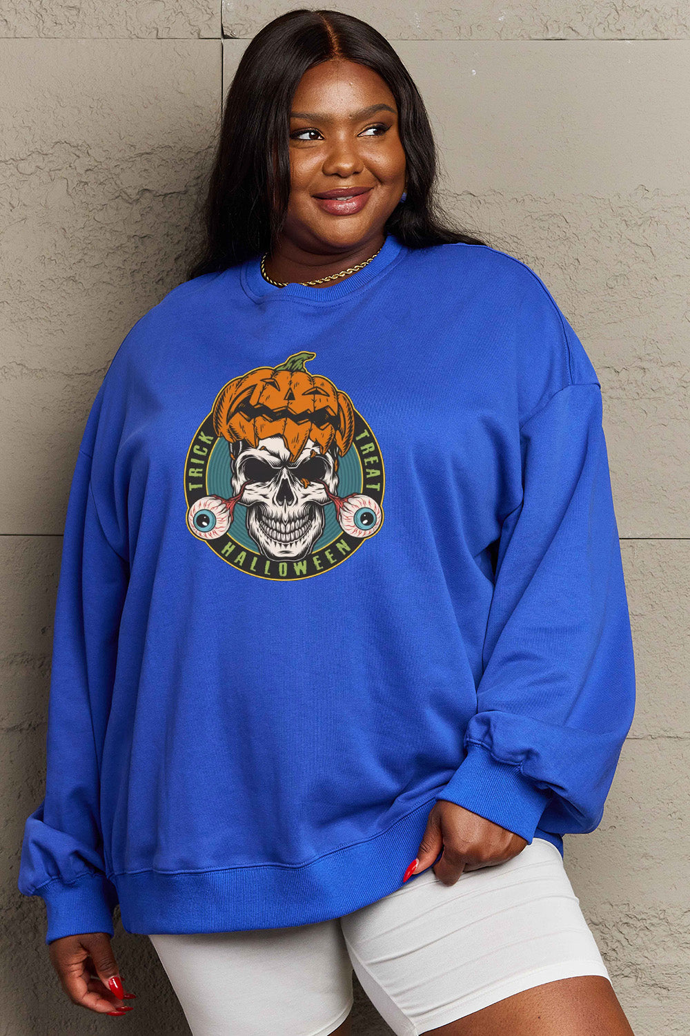 Skull Graphic Sweatshirt