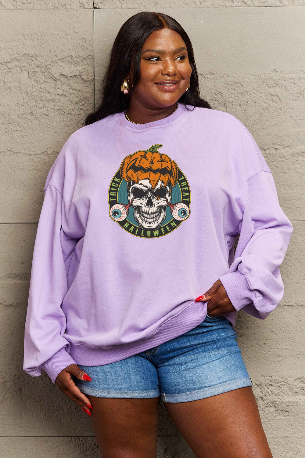 Skull Graphic Sweatshirt