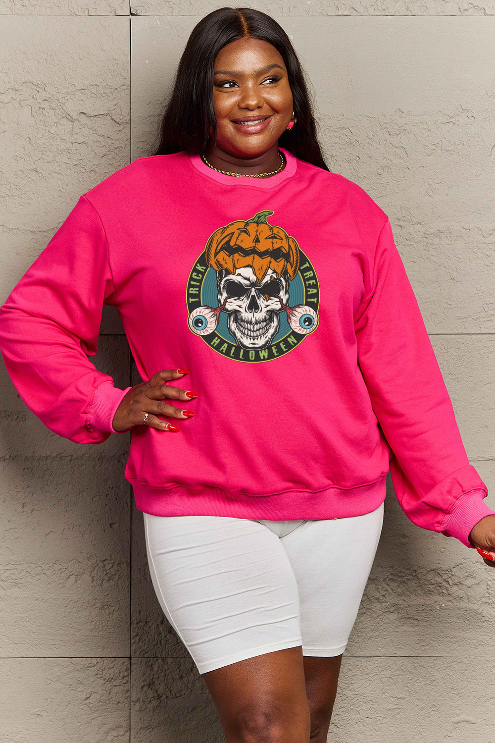 Skull Graphic Sweatshirt