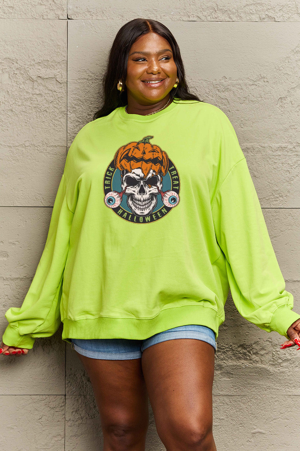 Skull Graphic Sweatshirt