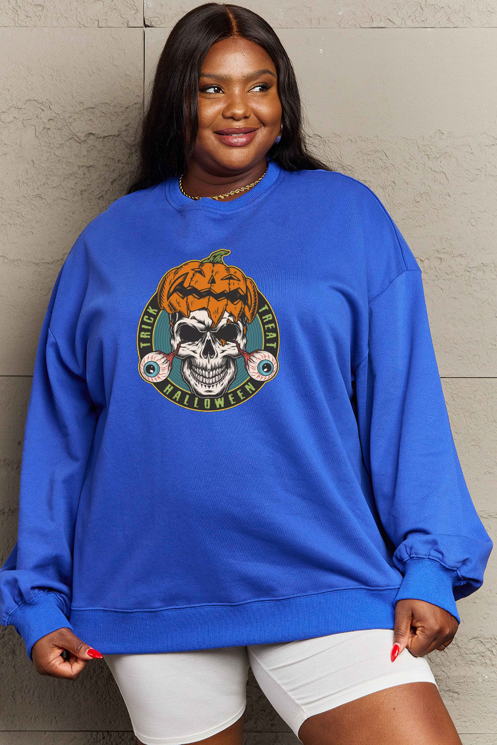 Skull Graphic Sweatshirt